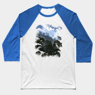 Madeira Mountains - White Puffy Clouds Baseball T-Shirt